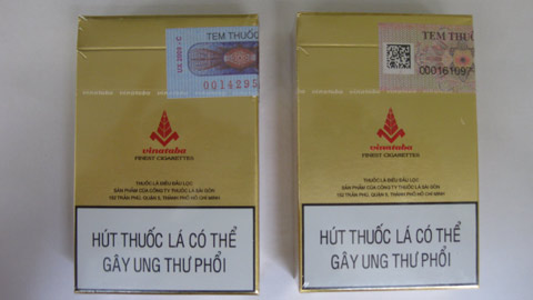 Một cảnh b&aacute;o bằng h&igrave;nh ảnh tr&ecirc;n bao thuốc l&aacute; ở Việt Nam
