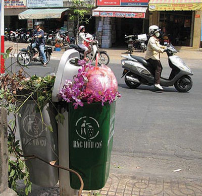 Th&ugrave;ng r&aacute;c ph&acirc;n loại - sống xanh